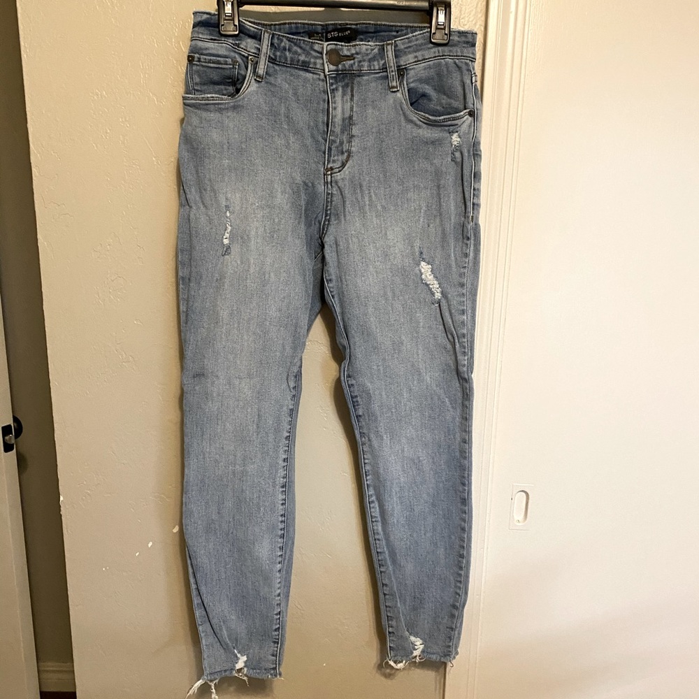 STS Blue Ellie high rise ankle jeans